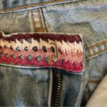 AGOLDE Crochet Waist Detail Crop Tapered Size 27 Boho Bohemian Fairy Whimsy Jean Photo 6