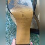 Etienne Aigner Vintage 90s Eitenne Aigner Vow tan leather ankle strap mary janes, size 8.5M Photo 11