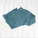 ZARA ‎ Women's Hunter Green Ribbed Round Neck Oversized Dress Size Medium NEW Photo 6