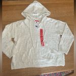 Lucky Brand  NWT Baja Sweater hoodie cream
Color sz M, 21” p2p Photo 9