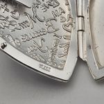 LA Jewelry Sterling Silver Mom Heart Locket Photo 4