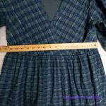 Madewell  Marianna Puff-Sleeve Mini‎ Dress in Plaid, forest, size XS Photo 12