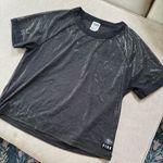 PINK - Victoria's Secret PINK black sheer mesh t-shirt Photo 2