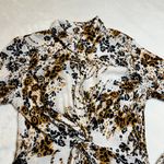 Free People Tough Love Floral Print Midi Shirt Dress Size 0 Lightweight **FLAW** Photo 6