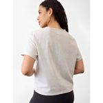 Athleta  L Essential Supima Cotton Tee Fog Grey Heather Large Photo 1