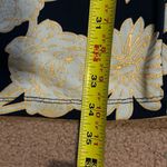 Fond Contemporary Small Ditties Stretchy Floral Flower Dress Lined Zip Up Blue Photo 7