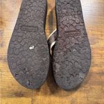 Coach Black and Brown Sandals with Contoured Footbeds Photo 3