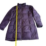 Mountain Hardwear Size L Quilted Down Puffer Jacket Purple Longline Winter Coat Photo 5