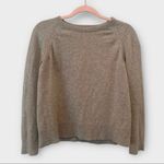 Theory Raglan Classic Crew Neck Soft Cashmere Pullover Sweater Small Minimalist Photo 2