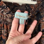 Veronica M  Off the Shoulder Bohemian Print Dress Photo 1