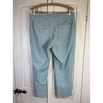 Talbots  Ankle Curvy Pants Womens 10 Flat Front Party Preppy Floral Office Church Photo 2