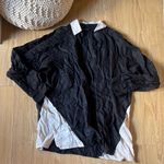 MOEVA Sibilla Black Long Sleeve Oversized Linen Shirt Photo 1