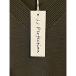 JJ Perfection Sweater Womens Small V Neck Green Long Sleeve Soft Warm Casual NEW Photo 7