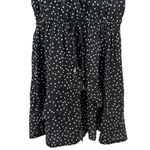 Princess Polly  Bobbie Mini Dress Black Polka Dots size 4 V Neck Short Sleeve Photo 5