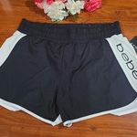 Bebe High Waist Color Block Shorts Size XLarge Photo 0