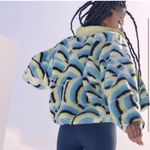 FREE PEOPLE ROCKY RIDGE JACKET‎ BLUE RAINBOW COMBO Photo 1