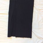 Bec & Bridge  EUC Knit Ribbed Black Maxi Skirt with High Slit - Size 4 Photo 1