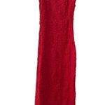 Mara Hoffman  Sloan Popcorn Midi Dress Red Sz XXS Photo 0