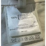 PRINGLE OF SCOTLAND White Ivory Leather Cropped Collarless Jacket Women's Coat 6 Photo 8