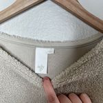 Ady P Womens Faux Sherpa Textured Knit Pullover Sweater beige Small Cabincore Photo 1