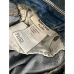 Paige Jeans Womens 26 Blue Rory Crop Flare Distressed Raw Hem High Rise Denim Photo 6