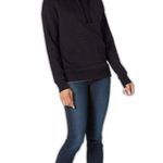 Amazon Essentials Women's French Terry Fleece Pullover Hoodie (583) Black Size XS Photo 5
