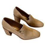 Joie NEW  Square Toe Pumps Loafer Suede Tan sZ 8.5 Photo 0