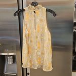 Veronica M ππ Mock Neck Sleeveless Blouse ~ Multi-Color Print Medium M NWOT Photo 1