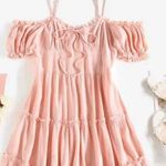 Zaful forever young women’s dress size 4 NWT pink flowy summer vacation Photo 0