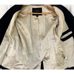 J. Crew Schoolboy Blazer Wool Blend Jacket Size 0 Navy Blue Golden Buttons Photo 8