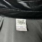 Disney The Store Black Velvet Mickey Mouse Floral Vine Button Up Shirt Size S Photo 6