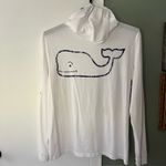 Vineyard Vines White long sleeve hoodie tee Unisex Sz MED cotton Ec No Stains Photo 2