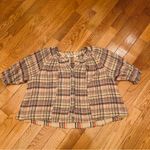 Free People  We The Free FP Women's Lucy Cotton Button-Front Swing Blouse Sz S Photo 9