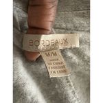 Bordeaux  Gray Open Drape Front Cardigan Jacket Size M Photo 6