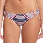 Red Carter  Coral Aztec Bikini Bottom M Photo 0
