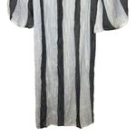 l*space L* Izzy Striped Smocked Coverup Womens Size M Off The Shoulders Side Slits Photo 5