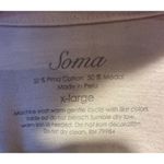 Soma  Lotus Top Peruvian Pima Cotton Floral Scoop Neck SZ XL Artsy Boho Colorful Photo 1