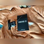 Forever 21 NWT  Plunging Striped Jumpsuit Size S Photo 2