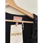 Show Me Your Mumu Encore Kimono Black Wrap Dress Midnight Glitz Sequins M NWT Photo 6