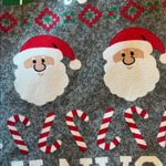 No Boundaries Christmas Gray Multicolor Leggings Santa Reindeer Candy Cane Comfy Loungewear M Photo 3