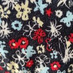 Free People Vibe Check One Piece Black Ditsy Shell Size Medium Boho Photo 10