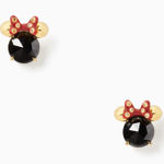 Kate Spade Disney X New York Minnie Studs - Black - NWT Photo 0
