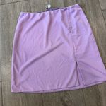 AFRM Lilac Mini Skirt with Side Slit Purple Size undefined Photo 4