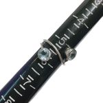 Sterling Silver 925  Aquamarine Ring Sz 5.5 Photo 2