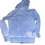 HARLEY Davidson blue hooded zipped lightweight sweatshirt jacket size small Photo 4
