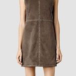 ALLSAINTS ππ Erin Suede Studded Dress Airforce Photo 0
