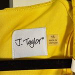 Julian Taylor Spring Wedding Guest Dress Feminine Modest Church Sheath Knee Length Size 16 Photo 6