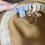 Nordstrom Stylish Tan and Black straw Hat Photo 3