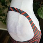 Joie  Pink and Grey Stripe RacerBack Silk Mini Dress | XS Photo 4