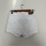American Eagle Outfitters White Distressed Jean Shorts Size 2 Photo 8